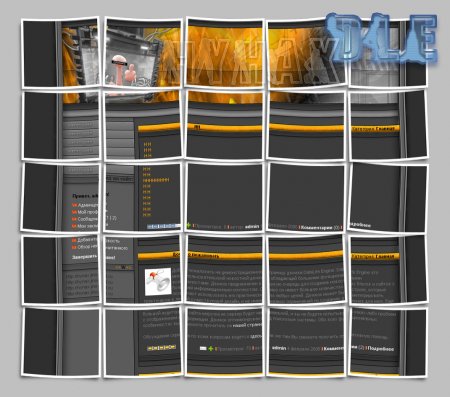 Бесплатный шаблон для новостного движка DataLife Engine clan_nax.rar